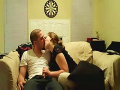 Horny Amateur Housewife Giving Blowjob To Her Husband